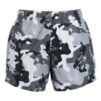 SS21 Camouflage-Freizeitshorts, graue Version