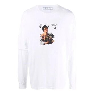 SS21 Caravaggio Jungen Langarm-Pullover Weiß