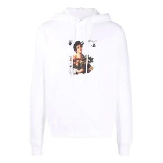 SS21 Caravaggio Jungen-Logo-Print Schnürung, lockere Passform, Weiß