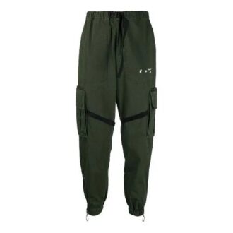 SS21 Cargo-Freizeithose, locker sitzend, grün