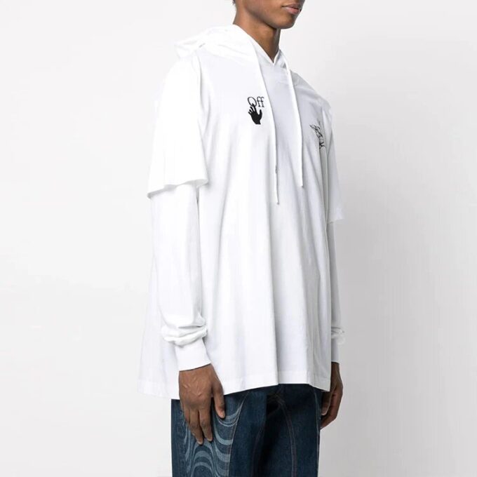 SS21 Casual-Muster-Print Weiß