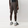 SS21 Gemusterte, locker sitzende Shorts für den Sport, grau