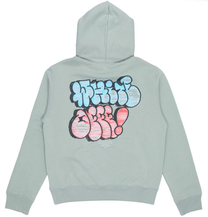 SS21 Graffiti-Logo-Print Grün