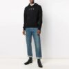 SS21 Langarmshirt für Herren mit Aufdruck, schwarz