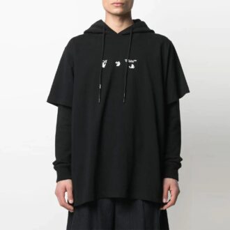 SS21 Logo-Arrows-Muster-Print, Standardversion, Schwarz