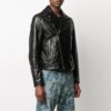 SS21 Logo-Muster Reißverschluss Slim-Fit-Version Schwarz