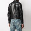 SS21 Logo-Muster Reißverschluss Slim-Fit-Version Schwarz