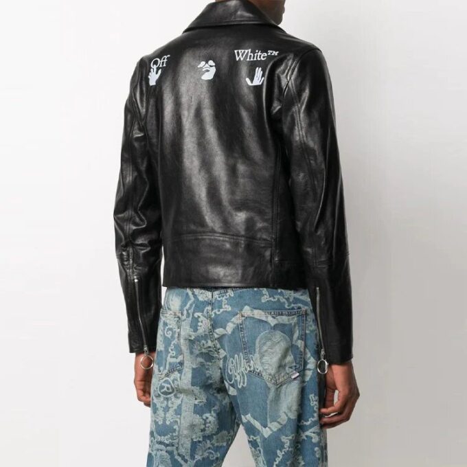 SS21 Logo-Muster Reißverschluss Slim-Fit-Version Schwarz