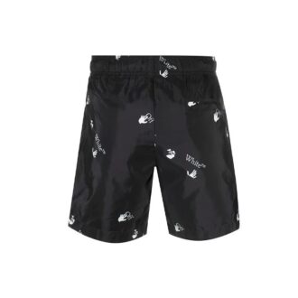 SS21 Shorts mit Logo-Aufdruck Schwarz